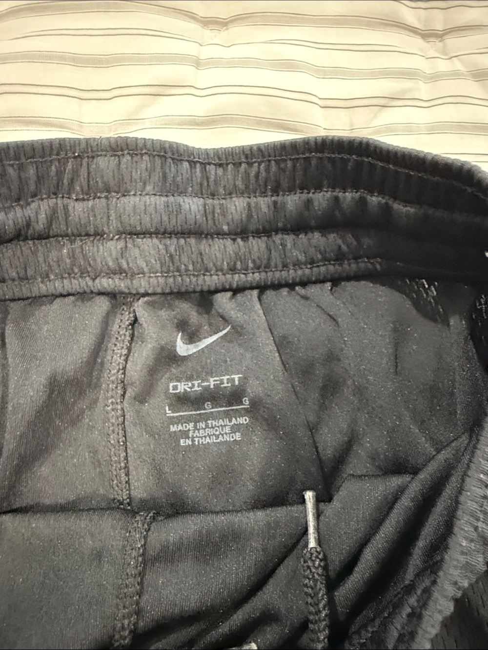 Nike Black and White Boys' Athletic Shorts - Picture 2 of 3